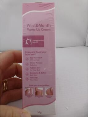 West&Month Plump Up Cream Lift Firming Cellulite Reduction Moisturizer 30g - Q8